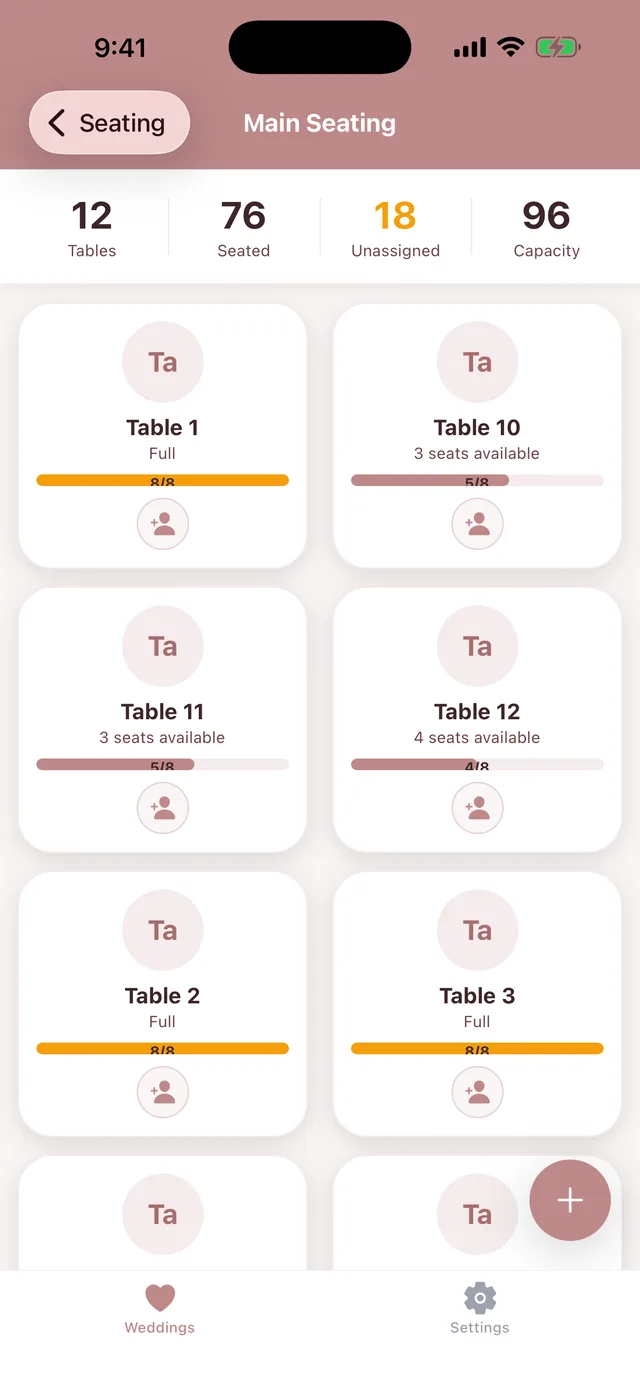 Seating charts without the headache